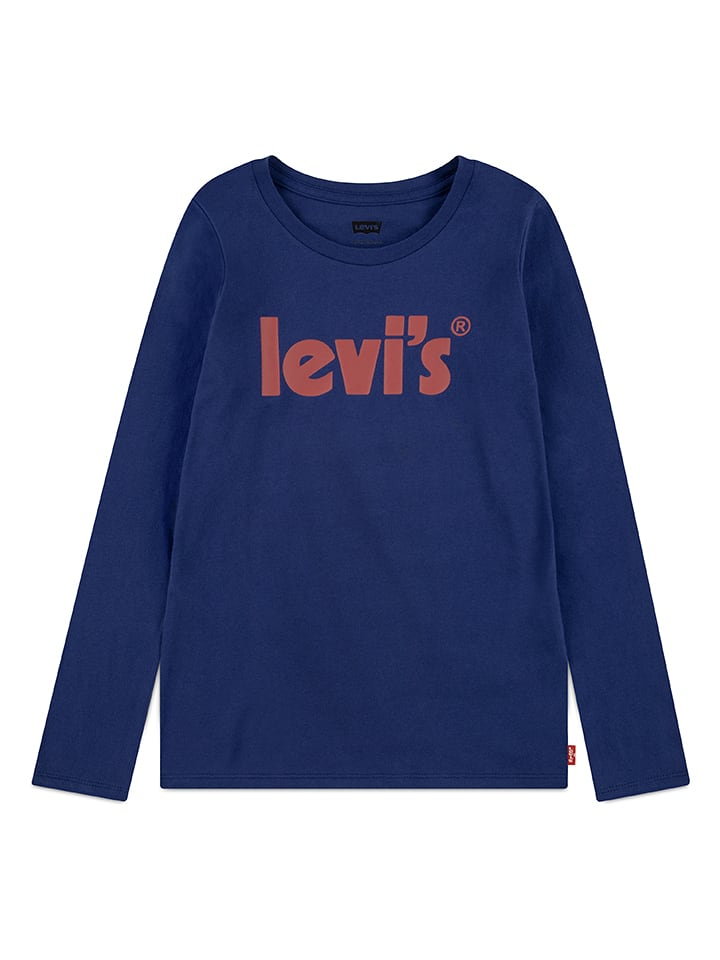 Levi's Kids Koszulka w kolorze niebieskim