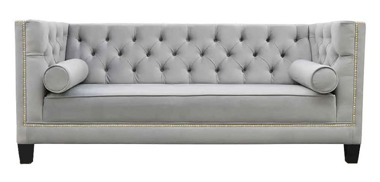 Pikowana sofa 3-osobowa chesterfield Nala 4X - 16 kolorów