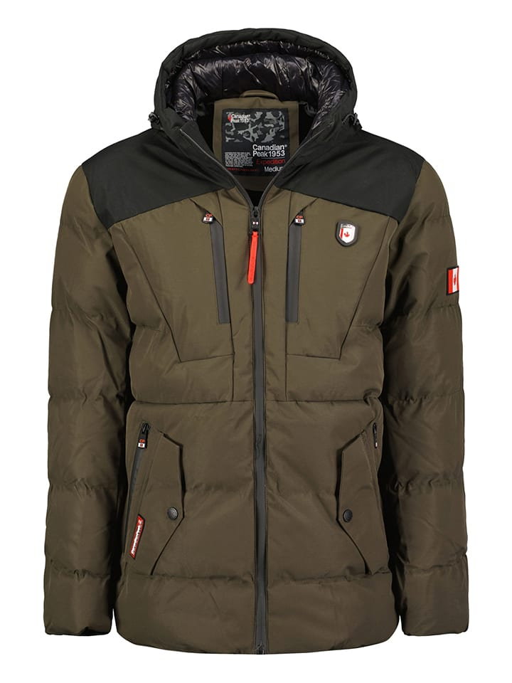 Canadian Peak Kurtka zimowa w kolorze khaki