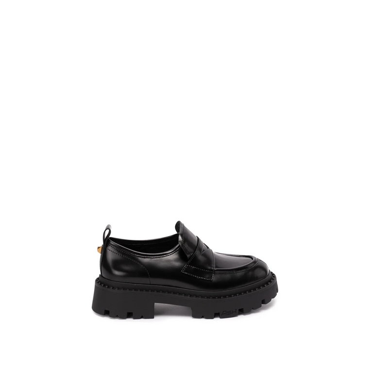 Eleganckie czarne loafersy ASH