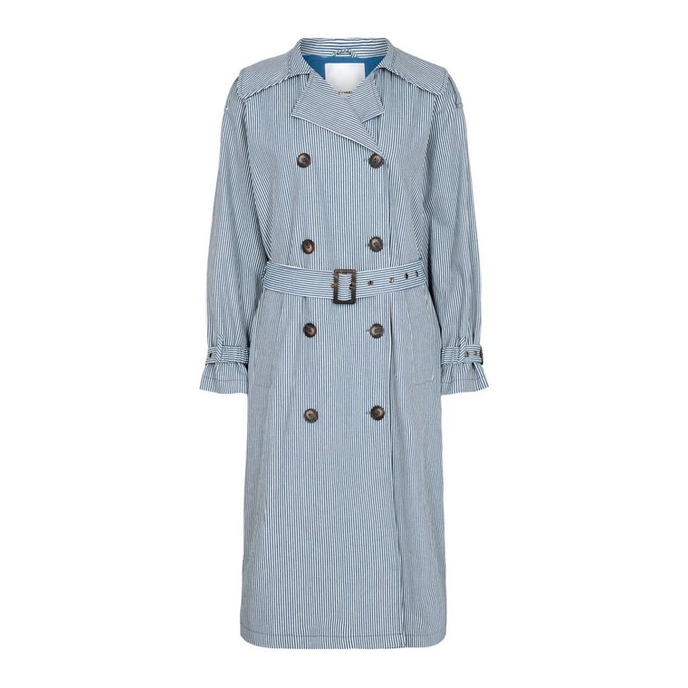 Milkie Trench Coat 30067 Denim Blue Co'Couture