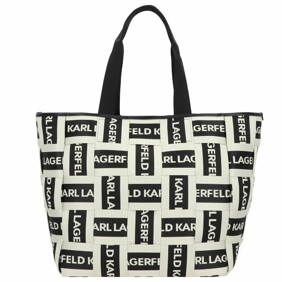Karl Lagerfeld Webbing Shopper Bag 53 cm natural-black
