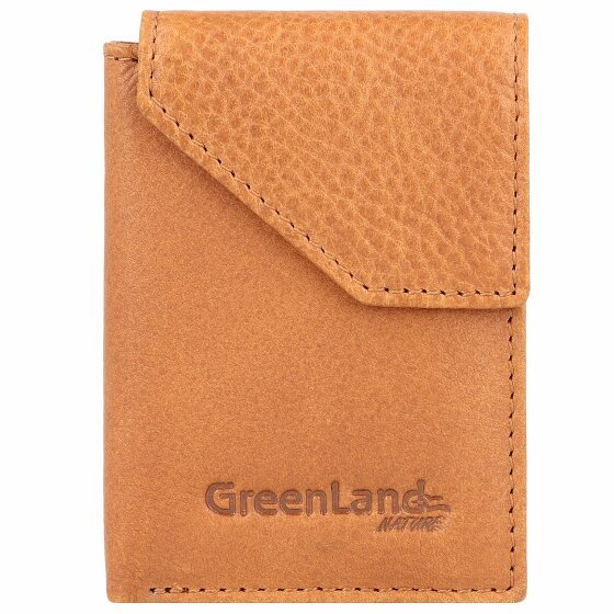 Greenland Nature Nature Wallet RFID Leather 7 cm cognac