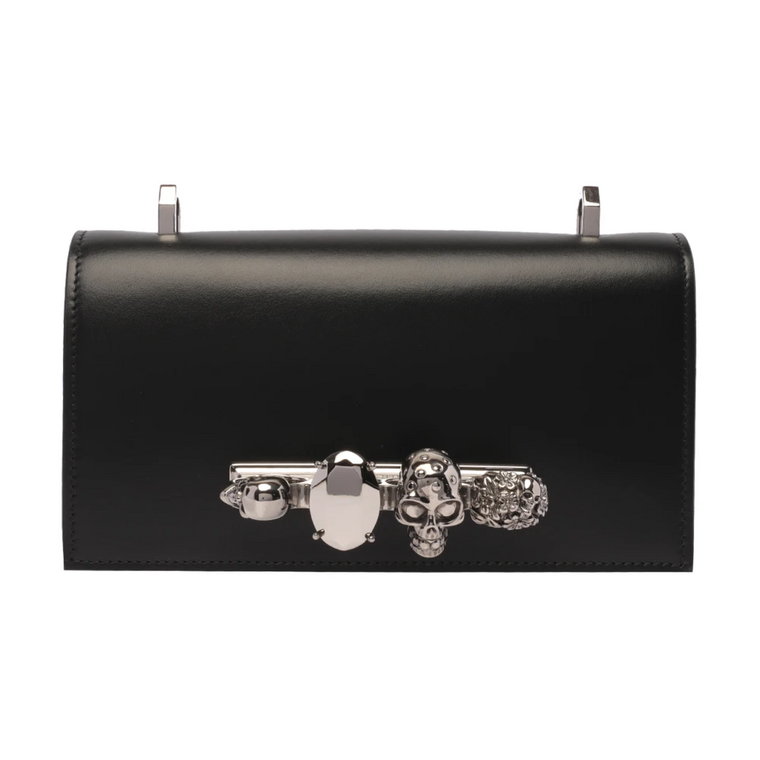 Czarna Torebka Cross Body Pouch Alexander McQueen