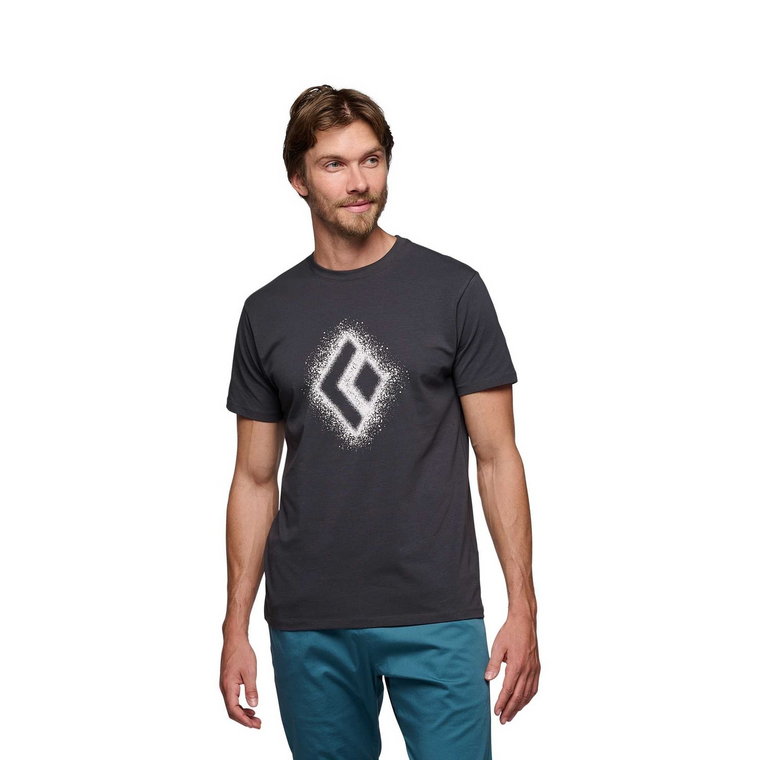 Męski t-shirt Black Diamond Chalked Up 2.0 Tee charcoal - XL