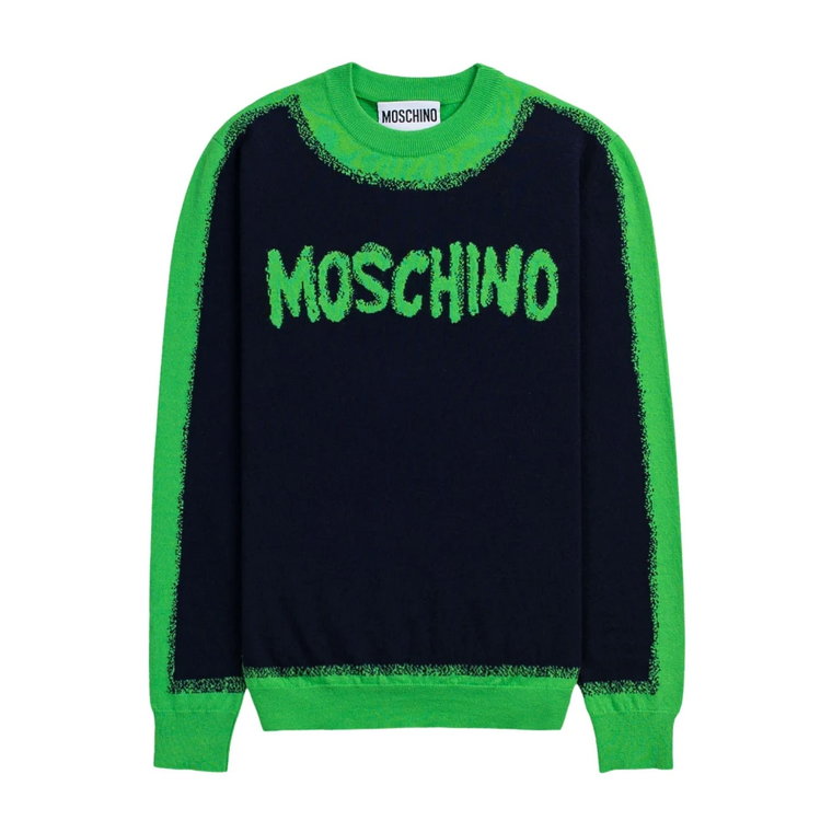 Dzianinowy sweter Moschino