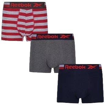 Bokserki męskie Reebok Trunk Fosbury 3-pack-S