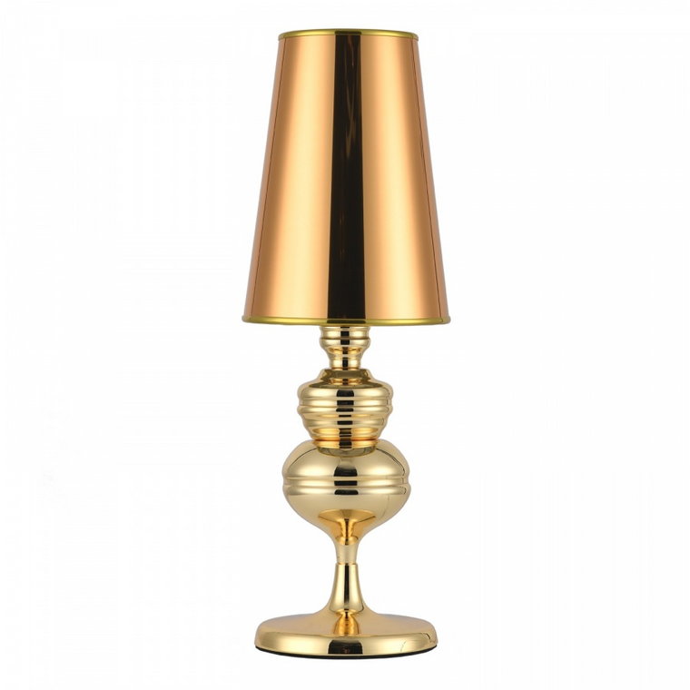 Lampa stołowa queen złota 18 cm kod: MT-8046-18 gold