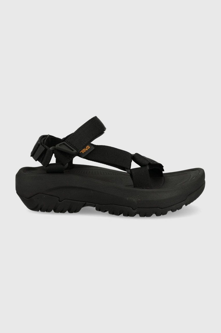 Teva sandały damskie kolor czarny na platformie 1131270.BLK-BLK