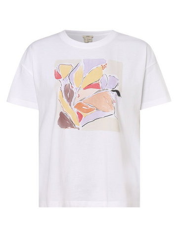 Esprit Casual - T-shirt damski, biały