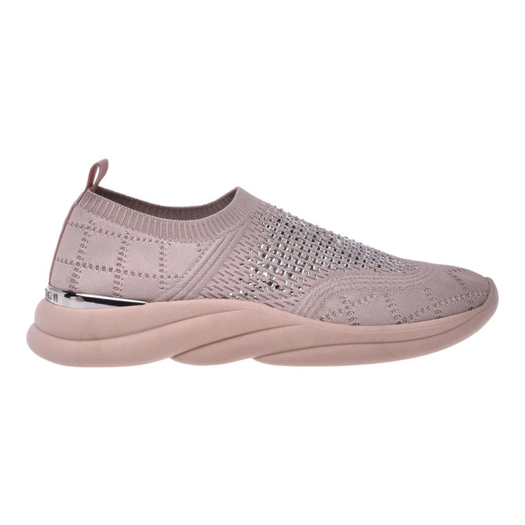 Nude fabric low-top trainers Baldinini