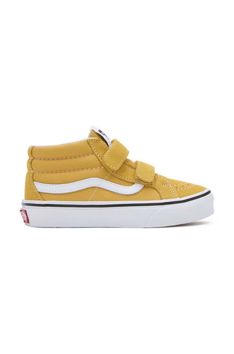 Vans trampki dziecięce UY SK8-Mid Reissue V kolor żółty