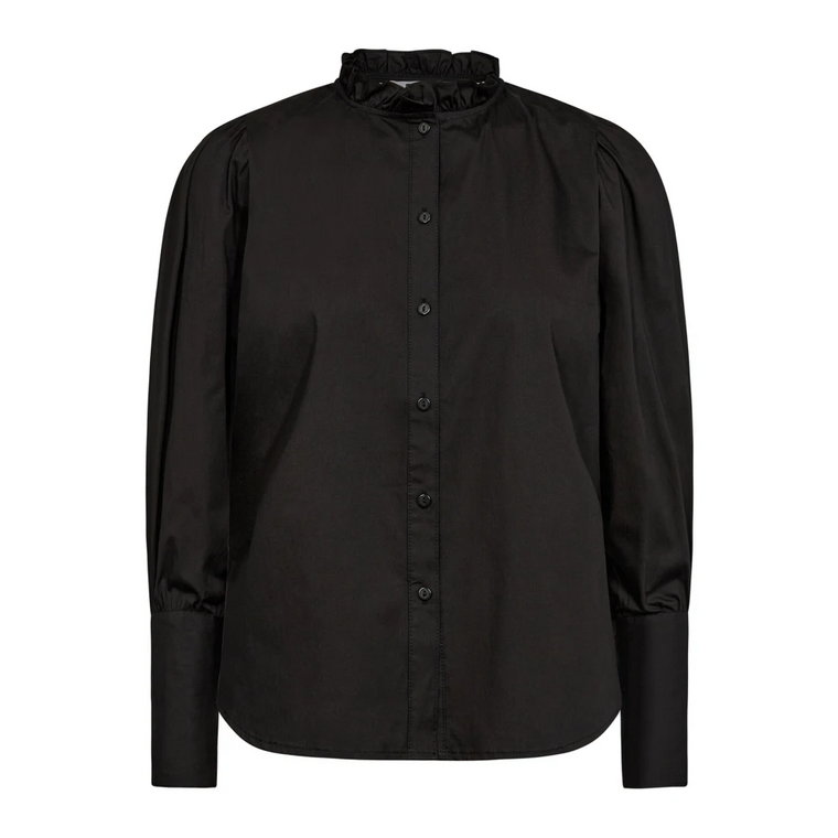 Sandycc Plain Shirt Czarny Co'Couture