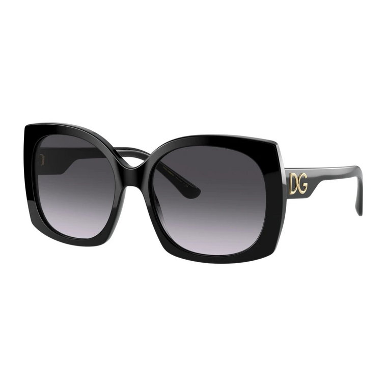 Czarne/Szare Okulary przeciwsłoneczne Dolce & Gabbana