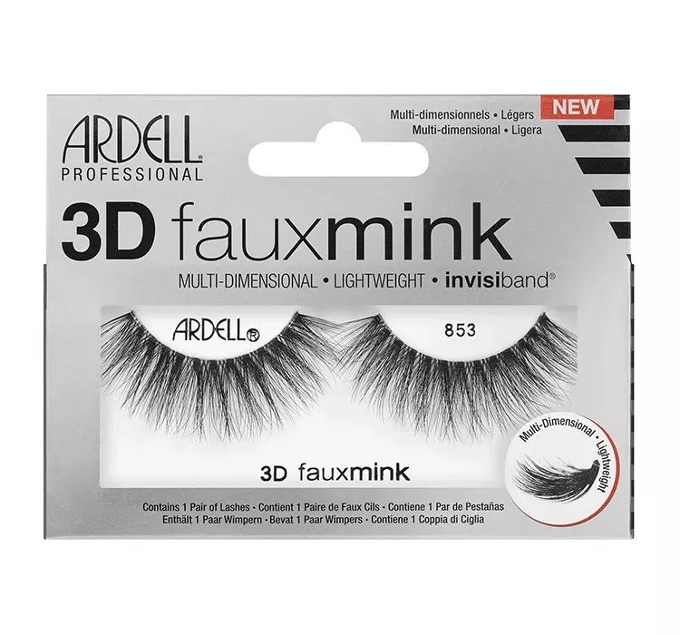 ARDELL 3D FAUX MINK SZTUCZNE RZĘSY NA PASKU 853