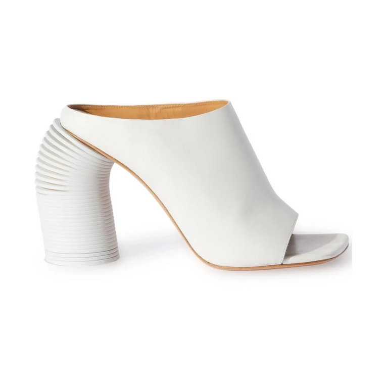 Heeled Mules Off White