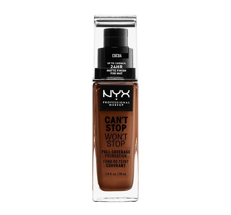 NYX PROFESSIONAL MAKEUP CAN'T STOP WON'T STOP PODKŁAD KRYJĄCY 21 COCOA 30ML