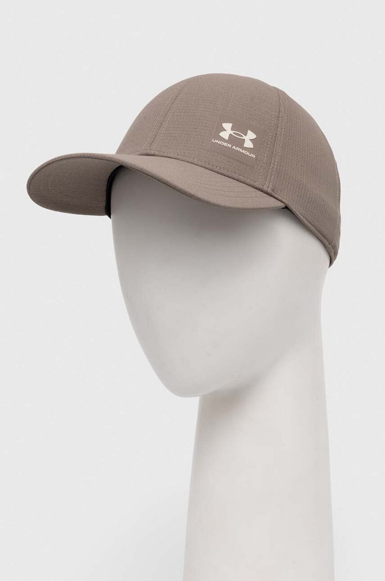 Under Armour czapka z daszkiem Iso Chill Armourvent kolor beżowy gładka