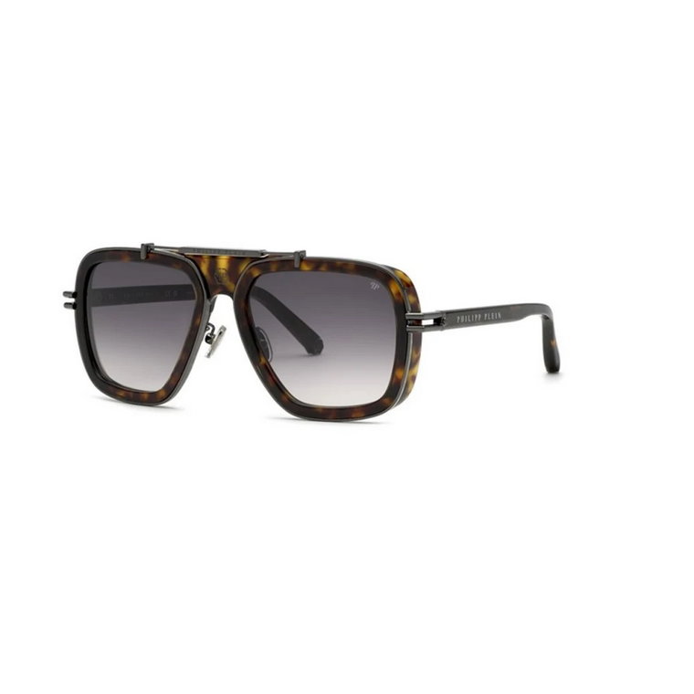 Okulary Spp109M - Shiny Dark Havana/Smoke Gradient Philipp Plein