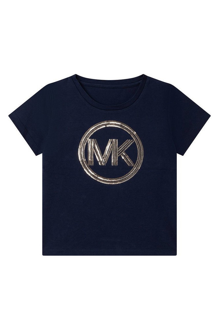 Michael Kors t-shirt bawełniany dziecięcy R15113.156 kolor granatowy