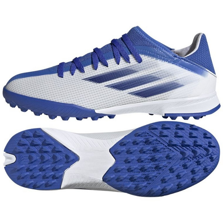 Buty piłkarskie adidas X Speedflow.3 Tf Jr GW7514 wielokolorowe białe