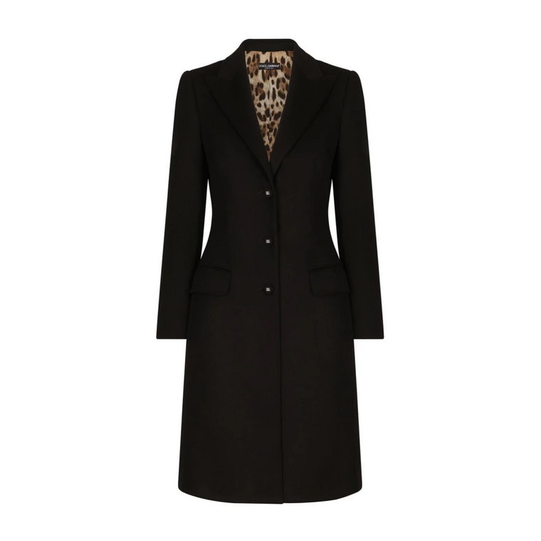 Single-Breasted Coats Dolce & Gabbana