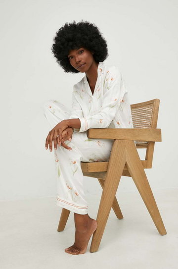 Answear Lab piżama damska kolor biały