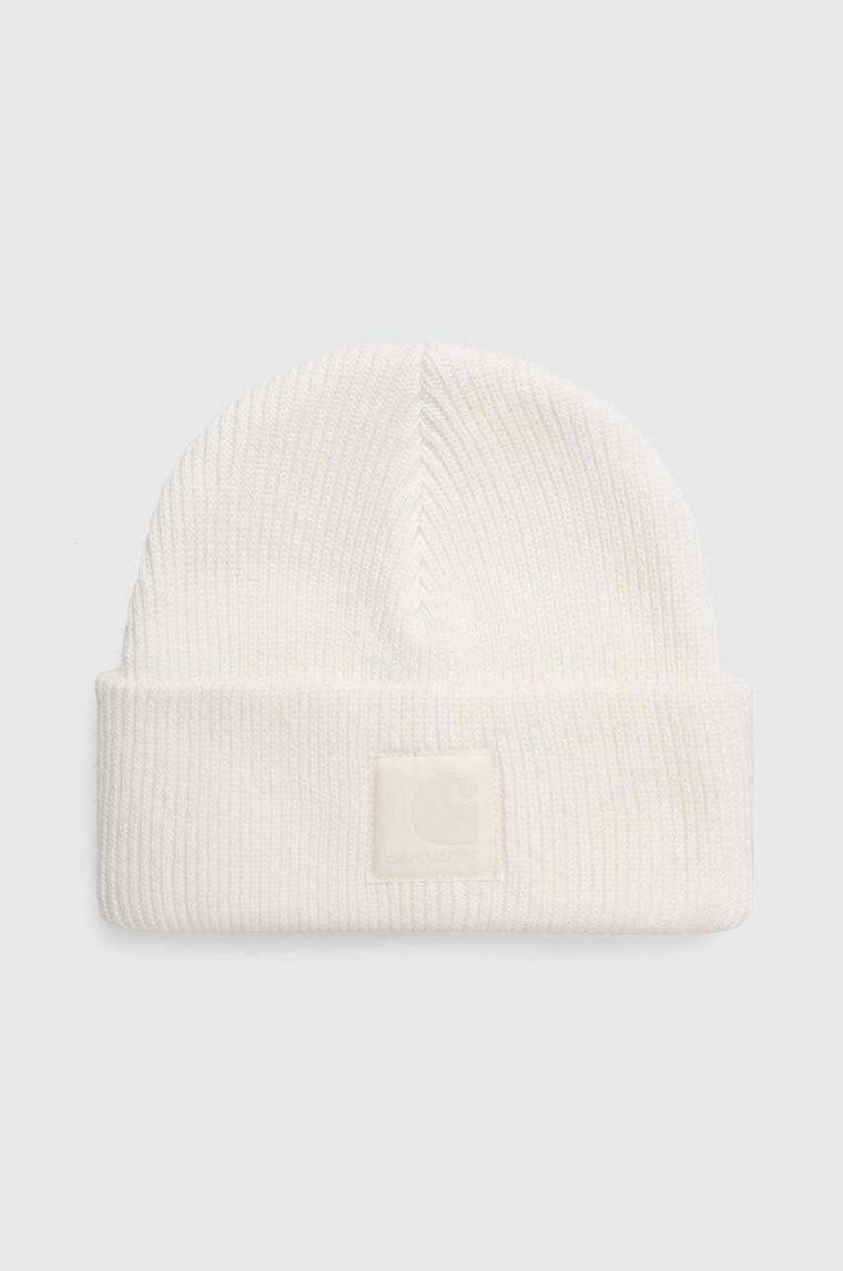 Carhartt WIP czapka bawełniana Milo Beanie kolor biały bawełniana I032224.D6XX