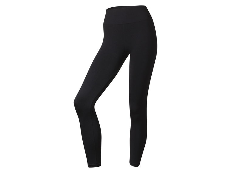 CRIVIT Legginsy damskie funkcyjne, z efektem push-up (S (36/38), Czarny)