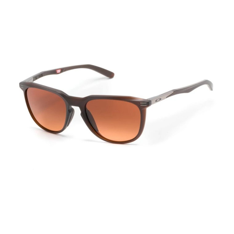 Brązowe Okulary Przeciwsłoneczne Kwadratowe Soczewki UV Oakley