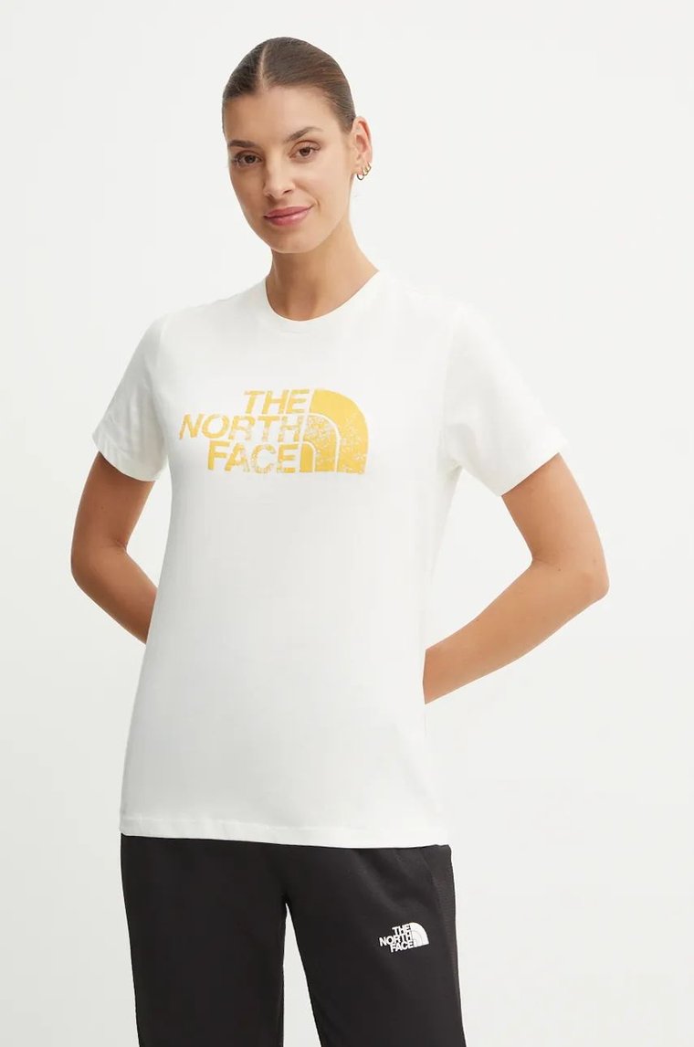 The North Face t-shirt bawełniany Tee -Seasonal Logo Pack damski kolor biały NF0A89CTQLI1