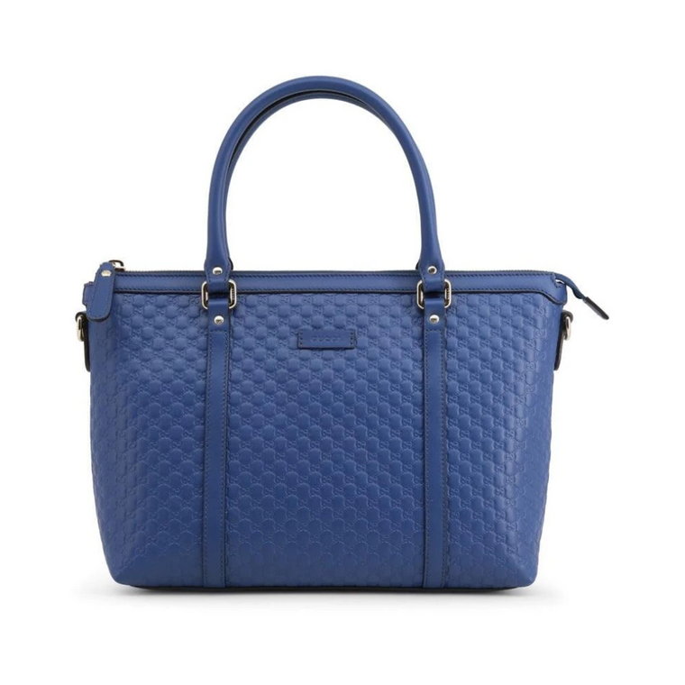 Praktyczna i stylowa niebieska torba na ramię Gucci