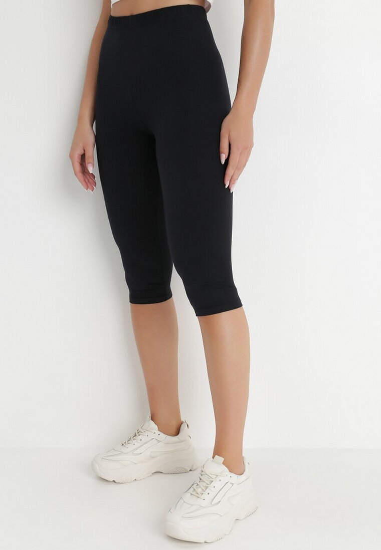 Czarne Legginsy High waist Actenope