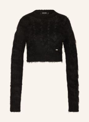 dsquared2 Krótki Sweter schwarz