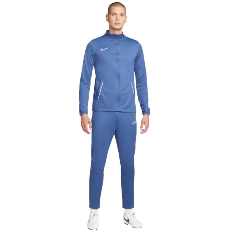 Nike Dri-Fit Academy 21 Tracksuit CW6131-411, Męskie, Niebieskie, dresy, poliester, rozmiar: M