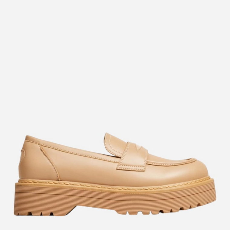 Loafersy damskie Cropp 5599N-80X 37 24 cm Beżowe (5904684425843). Loafersy damskie