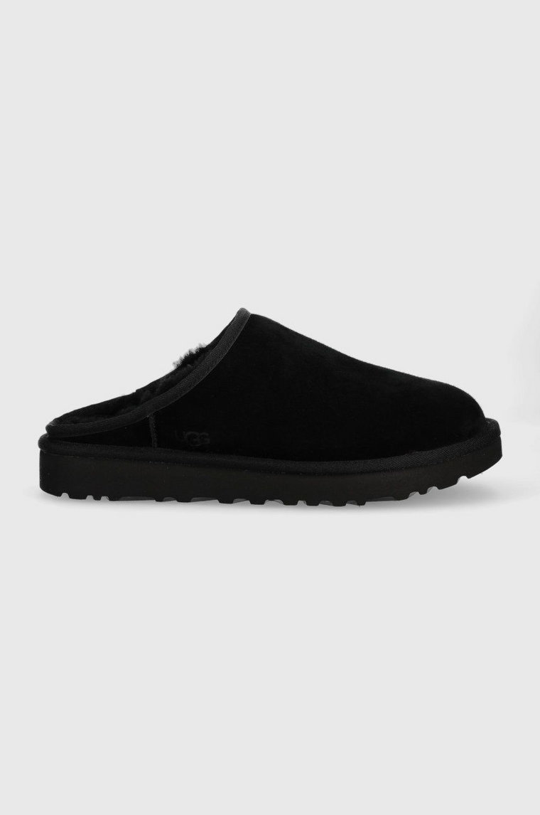 UGG kapcie zamszowe M Classic Slip-On kolor czarny 1129290.BLK-BLK