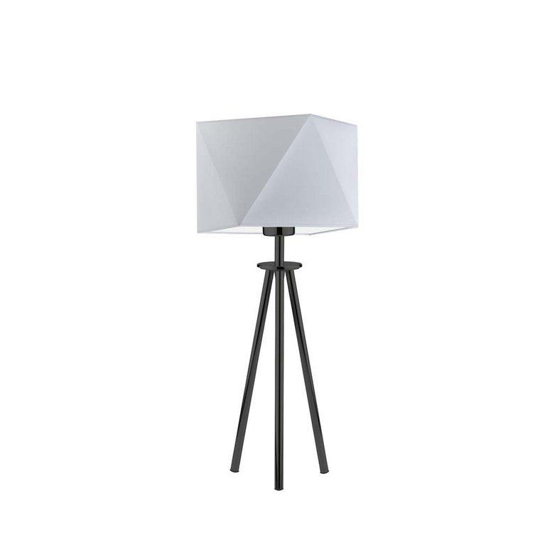 Lampka nocna LYSNE Soveto, 60 W, E27, jasnoszara/czarna, 50x23 cm