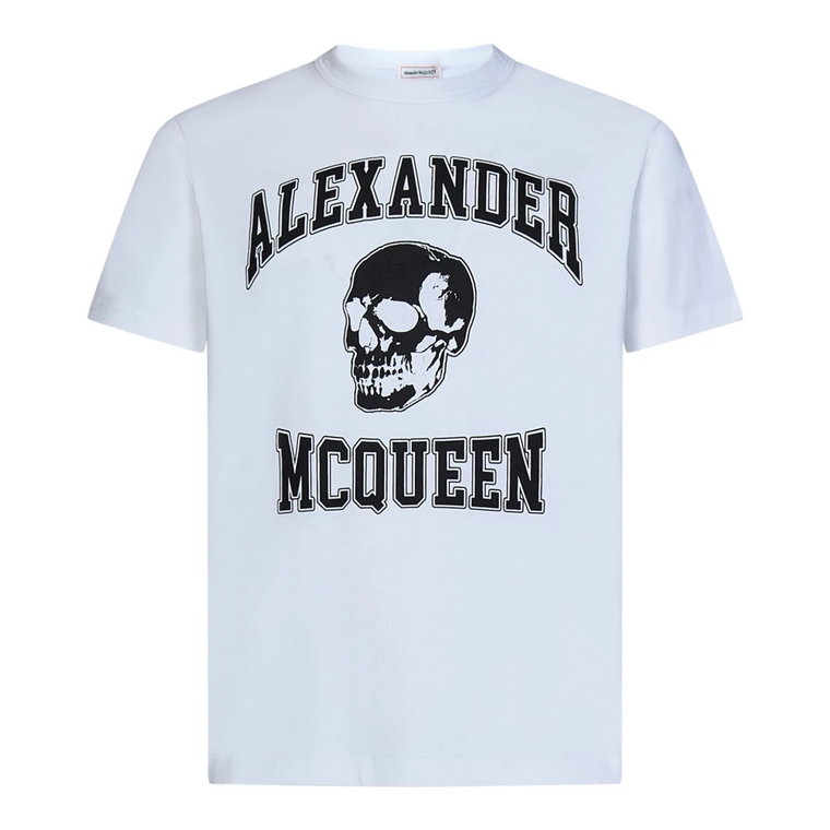 Białe koszulki i pola Alexander McQueen Alexander McQueen