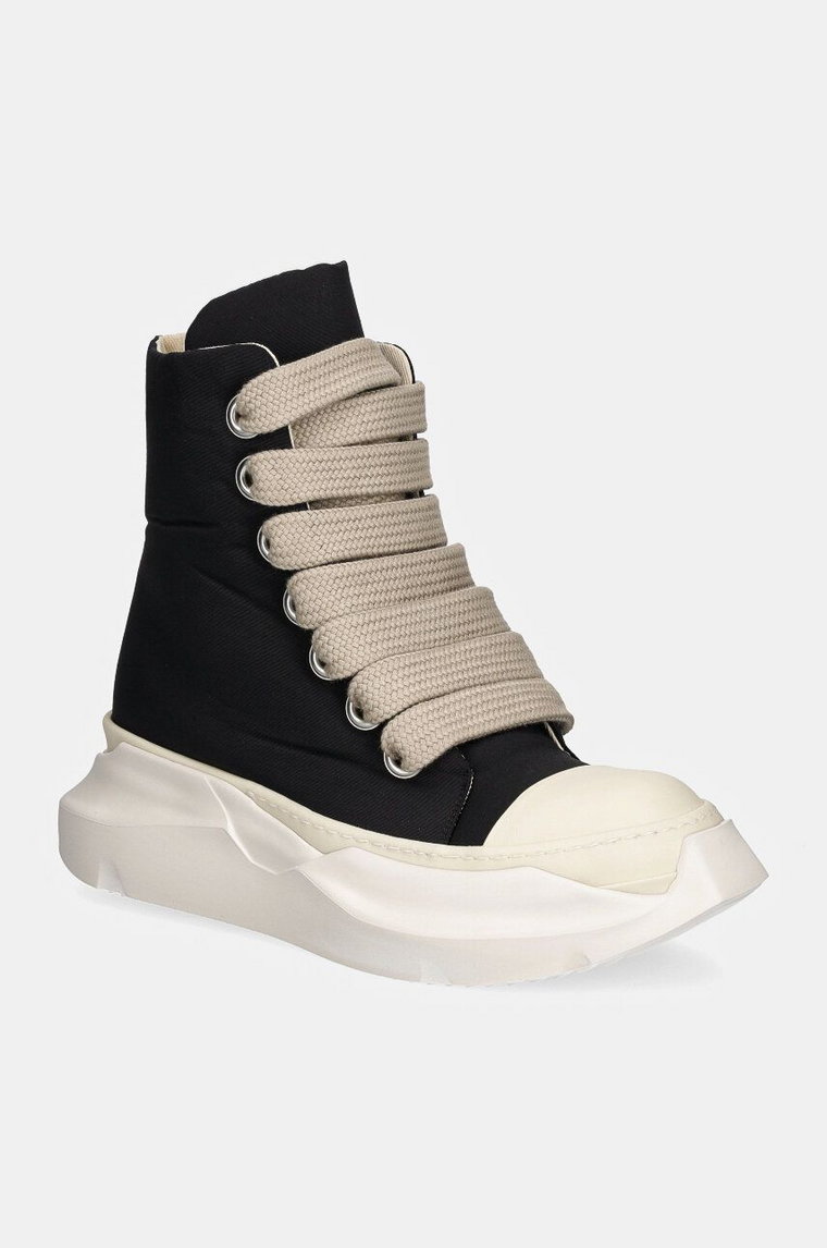 Rick Owens trampki Jumbo Laces Abstract Sneak męskie kolor czarny DU02D2844.MUPAW2