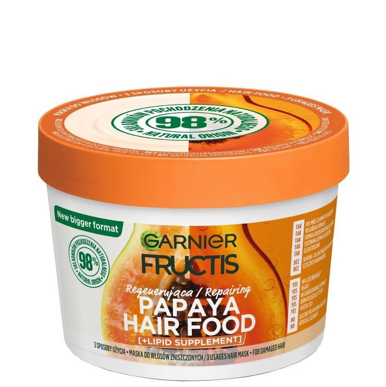 Fructis Hair Food Maska do włosów Papaya 400 ml