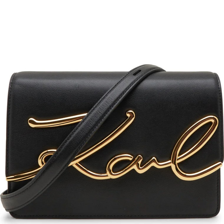 Karl Lagerfeld Skórzana listonoszka signature