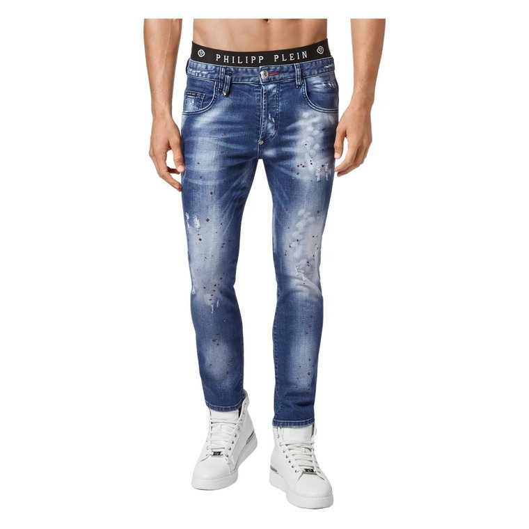 Spodnie Mdt2780 Slim-Fit dla mężczyzn Philipp Plein