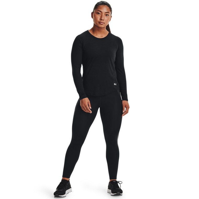 Damskie legginsy do biegania UNDER ARMOUR UA SpeedPocket Ankle Tight - czarne