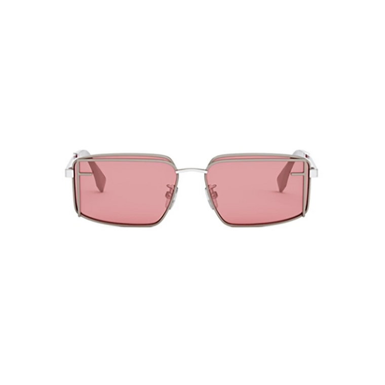 Stylowe okulary przeciwsłoneczne różowe i fioletowe Fendi