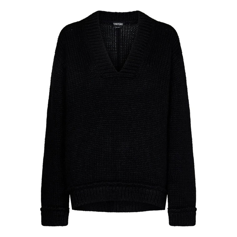 Elegancki Sweter z Dekoltem w Serek dla Kobiet Tom Ford