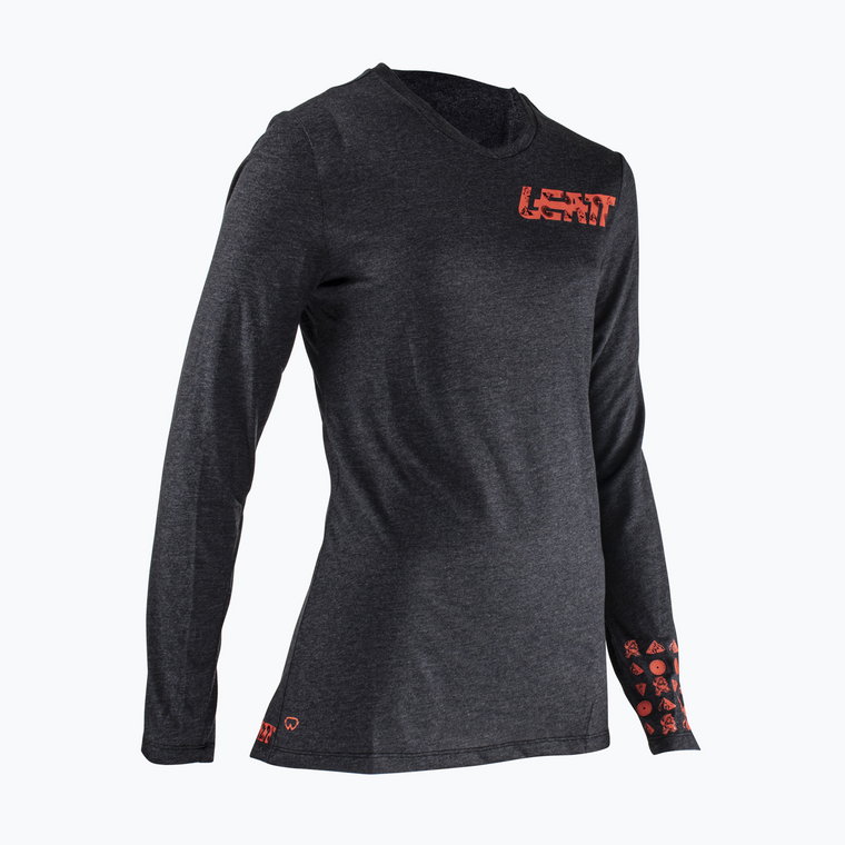 Longsleeve rowerowy damski Leatt MTB Gravity 2.0 black