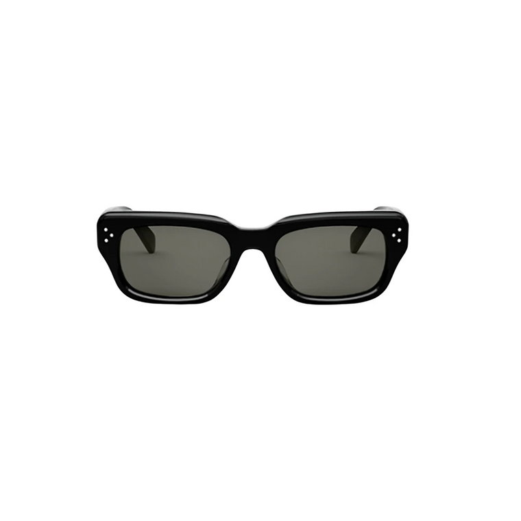 Geometryczne okulary przeciwsłoneczne w stylu szik,Bold 3 DotsLarge Okulary przeciwsłoneczne Celine