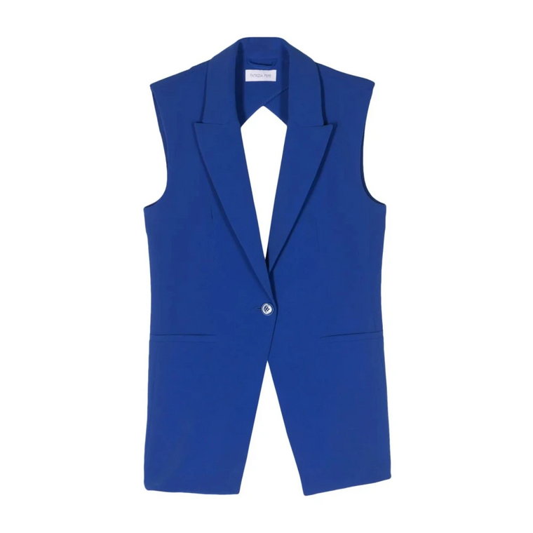 Granatowy Gilet Patrizia Pepe