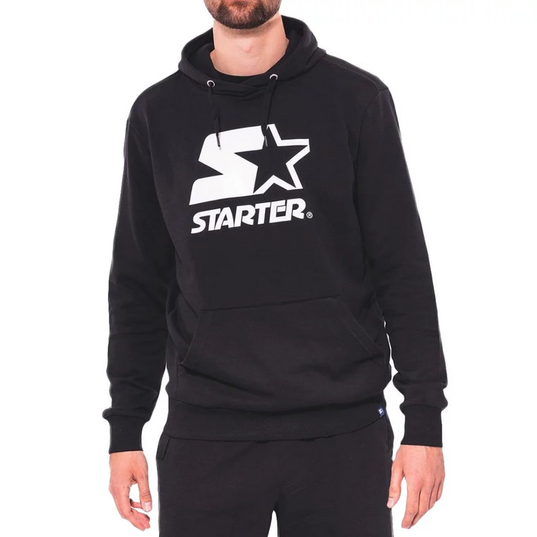 Starter Man Blouse Hoodie SMG-001-BD-200, Męskie, Czarne, bluzy, bawełna, rozmiar: S